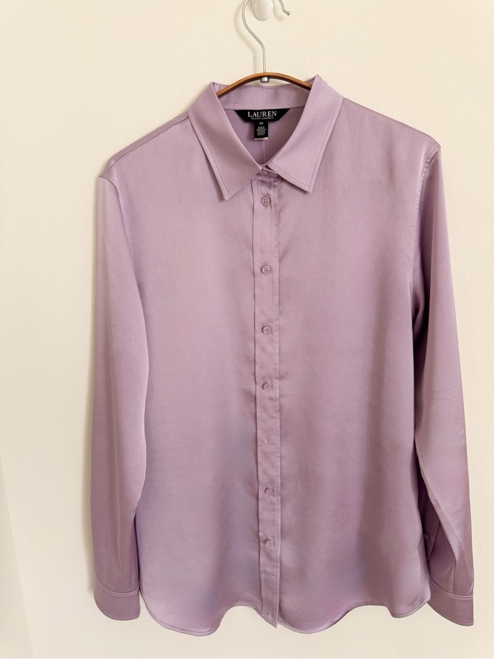 Ralph Lauren Soft Lavender Long-Sleeve Dress Shirt